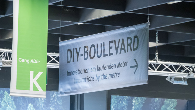 Das DIY-Boulevard der Eisenwarenmesse wird vom Baumarkthandel gut frequentiert.