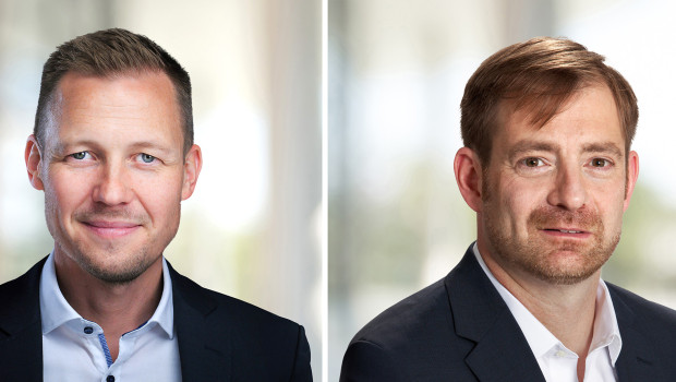 Simon Krauss, von links, Frank Rösiger und Arne Seebode haben neue Funktionen in der Geschäftsleitung der Sika Deutschland GmbH.