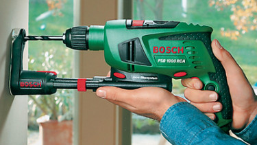 Stubenreine Schlagbohrmaschine