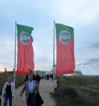 Die Hagebau am Nordseestrand: Ein Bild vom Vorabend der Gesellschafterversammlung der Kooperation in Amsterdam.
