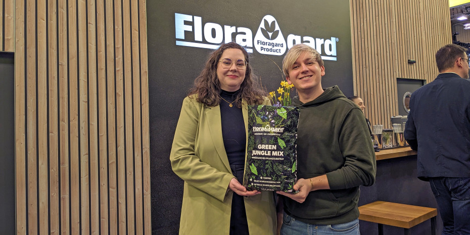 Annabelle Cummerow und Glenn Miotke vom Kanal „crazyplantboy“ haben den Messestand besucht. Der „Green Jungle Mix“ ist eine direkte Reaktion auf das Feedback des Influencers.