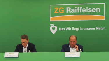 Märkte der ZG Raiffeisen flächenbereinigt knapp unter Vorjahr