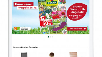 Online-Shop von Dehner jetzt für Smartphone und Tablet