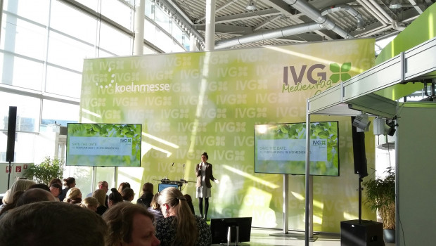 IVG-Geschäftsführerin Anna Hackstein konnte in Köln auf dem Medientag so viele Teilnehmer begrüßen wie noch nie zuvor. IVG-Geschäftsführerin Anna Hackstein konnte in Köln auf dem Medientag so viele Teilnehmer begrüßen wie noch nie zuvor.