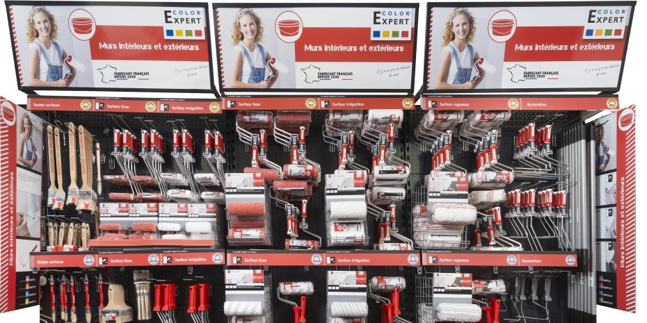 So tritt Color Expert in Frankreich mit dem Streichen-Modul auf. So tritt Color Expert in Frankreich mit dem Streichen-Modul auf.