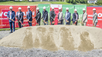 Erster Spatenstich für neues Biomasseheizwerk bei Roto in Karlsdorf