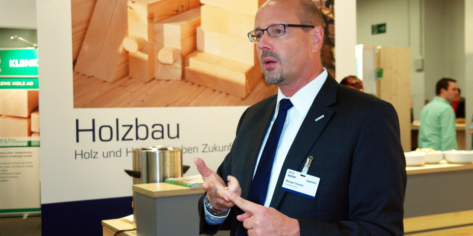 Steht für den dynamischen Holzbereich der Eurobaustoff: Michael Thürmer.