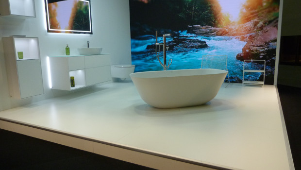 Trends wie den "Emotional Bathroom" zeigte die Ausstellung „Pop up my Bathroom“ bei der letzten ISH. 