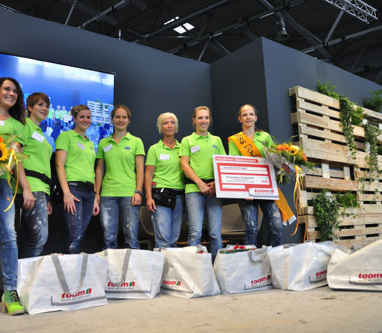 Am Finale in Köln beim Tag des Gartens im Rahmen der diesjährigen Spoga+Gafa nahmen insgesamt sechs Finalistinnen teil.
