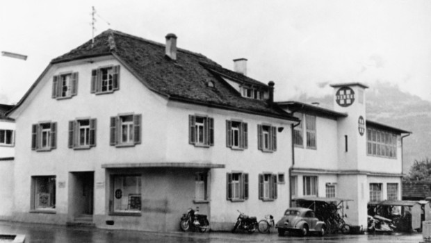 Hilti: Alles begann in einer Garage im Liechtensteinischen Schaan. Hilti: Alles begann in einer Garage im Liechtensteinischen Schaan.
