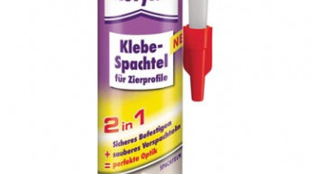 Klebe-Spachtel für Zierprofile