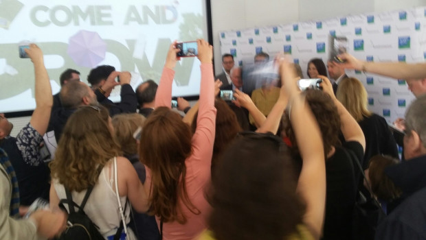 Großes Medieninteresse auf der gestrigen Pressekonferenz der Koelnmesse zur Spoga und Gafa in Lissabon.
