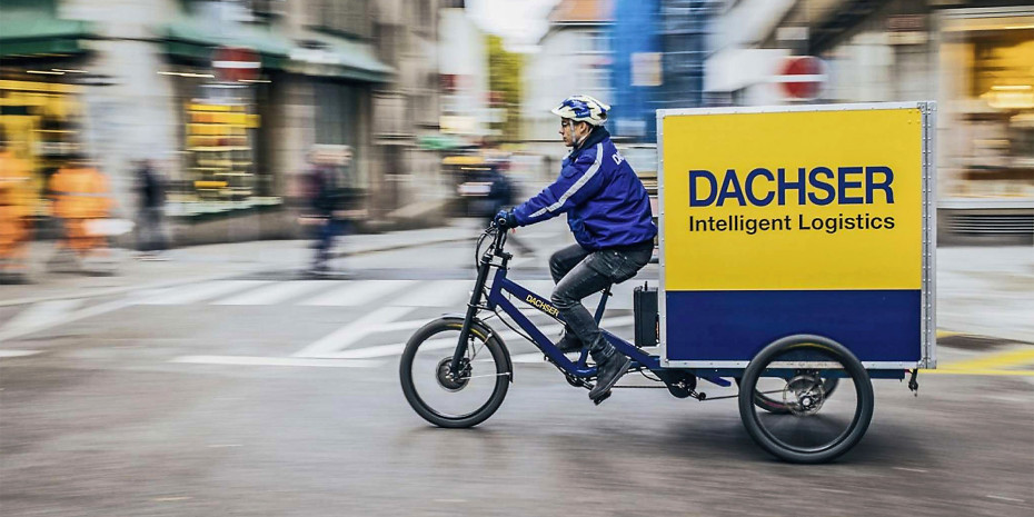 Mit Cargo Bikes kommt Dachser emissionsfrei sogar in Fußgänger­zonen. 