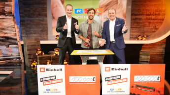 Einhell beteiligt sich an RTL-Spendenmarathon