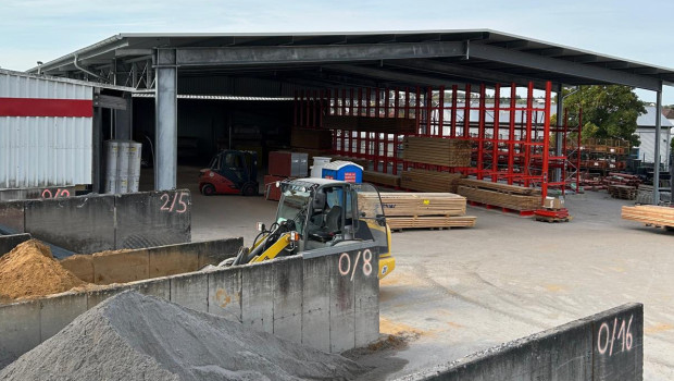 Das Union-Bauzentrum Hornbach in Baumholder verfügt nun über eine größere offene Lagerhalle. Das Union-Bauzentrum Hornbach in Baumholder verfügt nun über eine größere offene Lagerhalle.