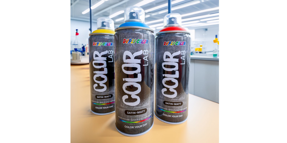 Color-Lab heißen die neuen Lacksprays, mit denen der Anbieter vor allem junge, kreative Anwender ansprechen will.&nbsp;