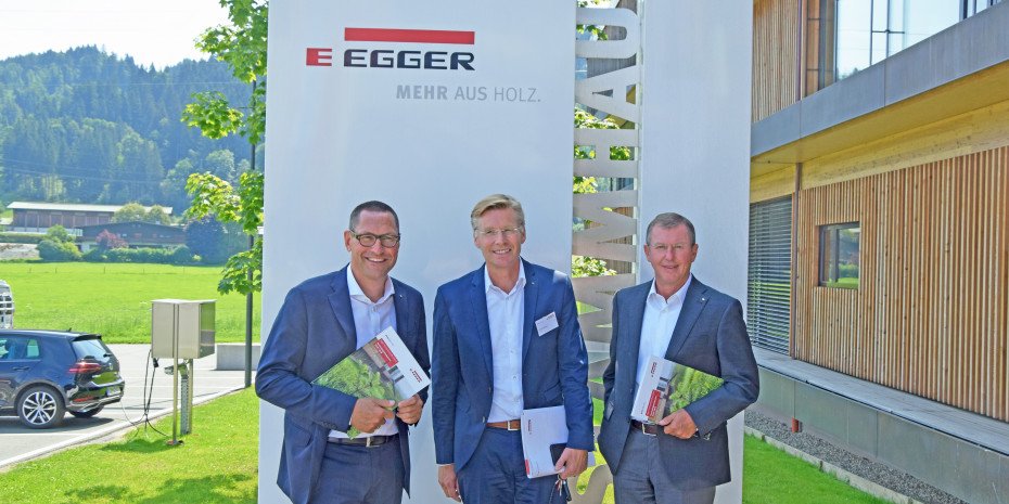 Egger, Dr. Thomas Leissing, Ulrich Bühler, Walter Schiegl (v.l.) 