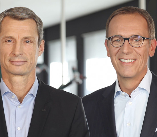 Das Metabo Vorstandsteam mit CEO Horst W. Garbrecht (rechts) und CFO Eric Oellerer bleibt an Bord.
