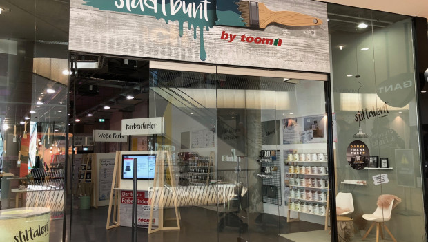 Der zweite Pop-up-Store von Toom befindet sich in Frankfurt.