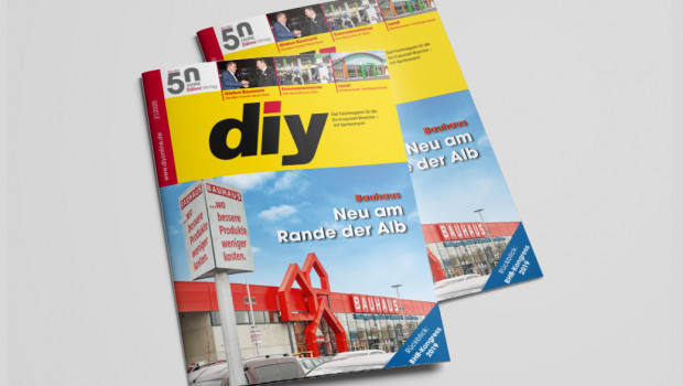 Die Februar-Ausgabe des Fachmagazins diy berichtet in seiner Titelgeschichte über den neuen Bauhaus-Markt in Reutlingen. Die Februar-Ausgabe des Fachmagazins diy berichtet in seiner Titelgeschichte über den neuen Bauhaus-Markt in Reutlingen.